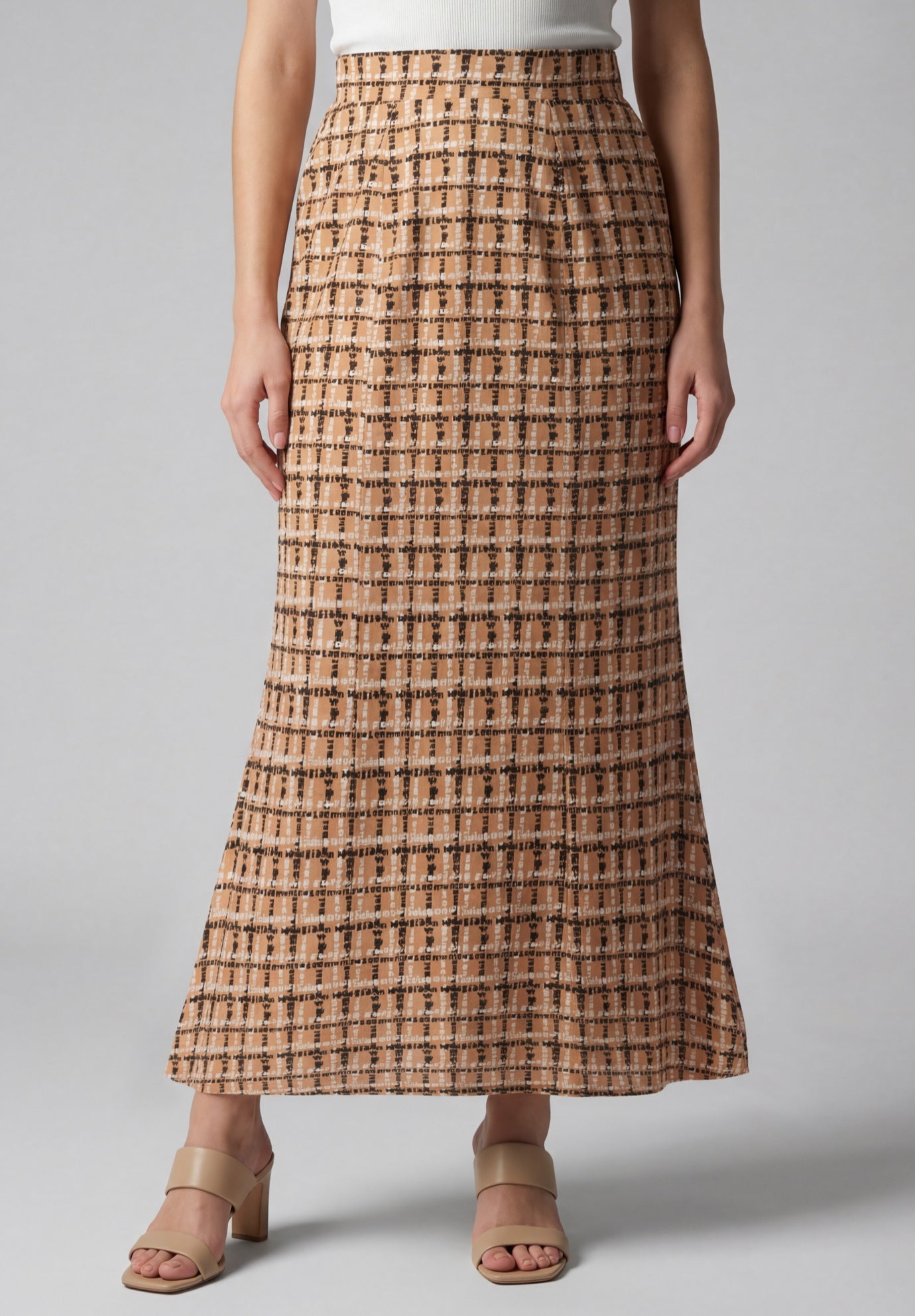 Stretch Knit Maxi Skirt image number 0