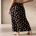 Stretch Knit Maxi Skirt image number null