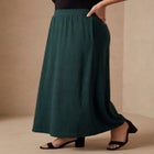 Stretch Knit Maxi Skirt image number null