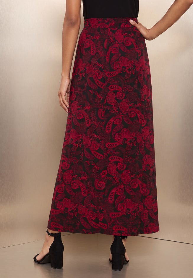 Stretch Knit Maxi Skirt image number 1
