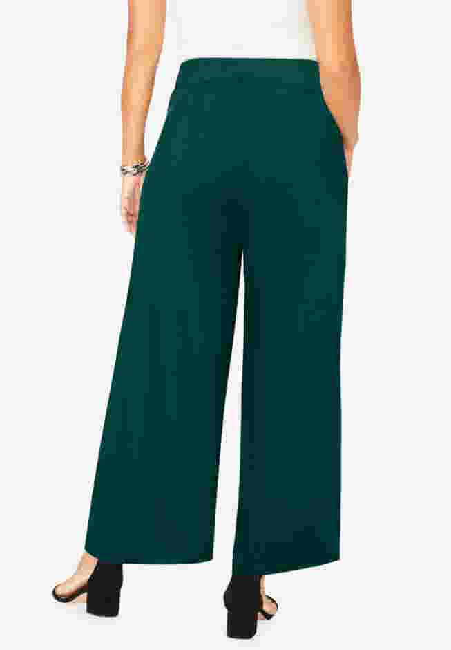 Stretch Knit Wide Leg Pant image number 1