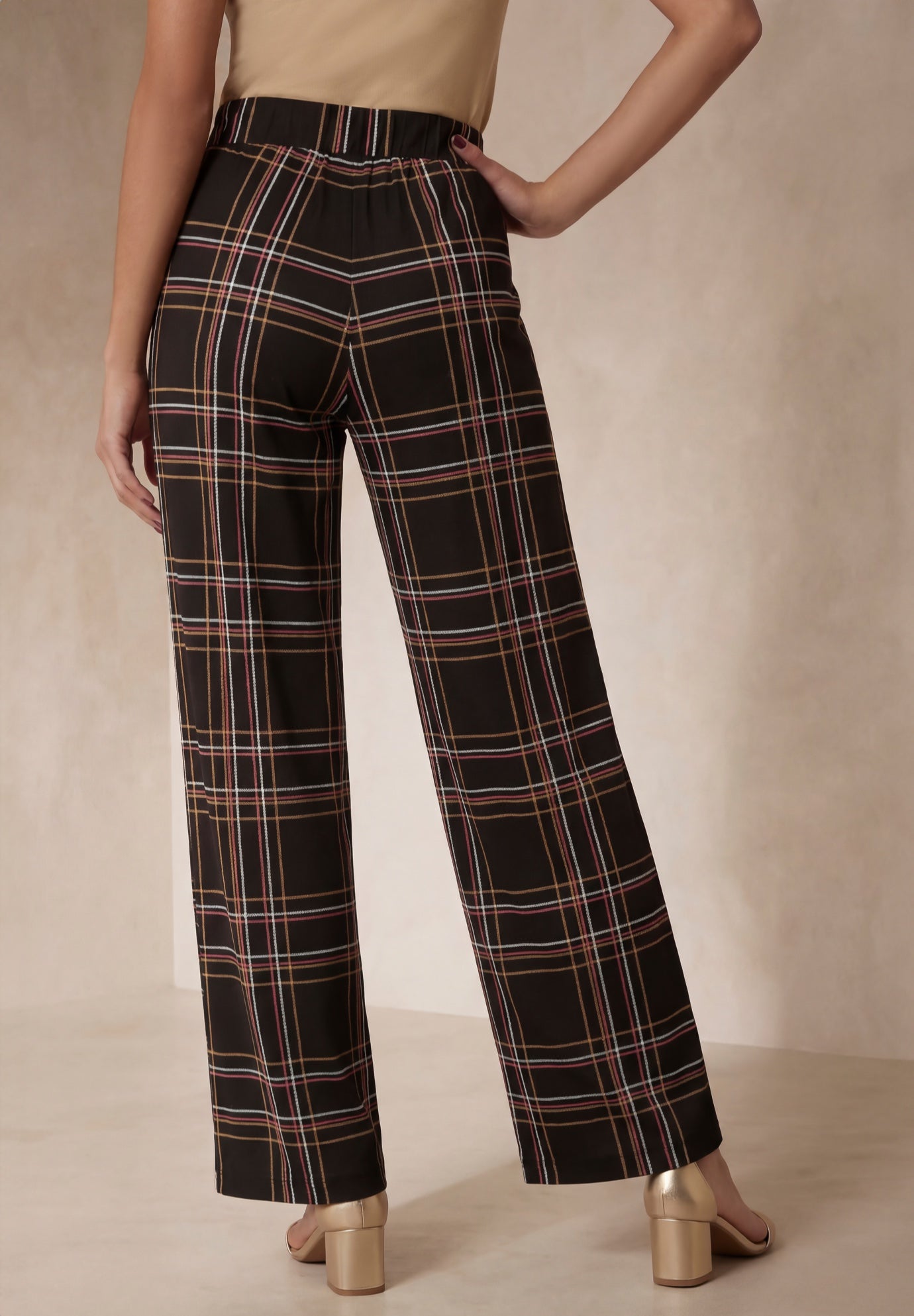 Stretch Knit Wide Leg Pant image number 1