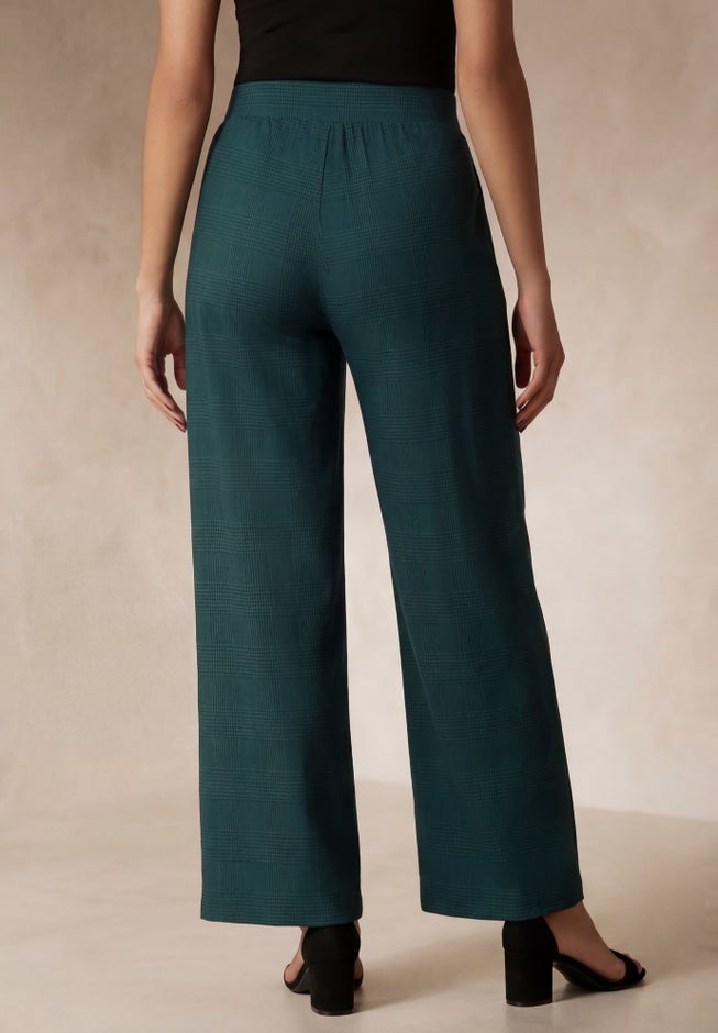Stretch Knit Wide Leg Pant image number 1