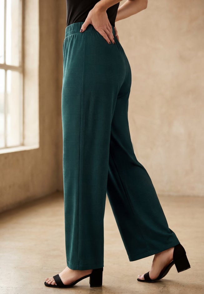 Stretch Knit Wide Leg Pant image number 2