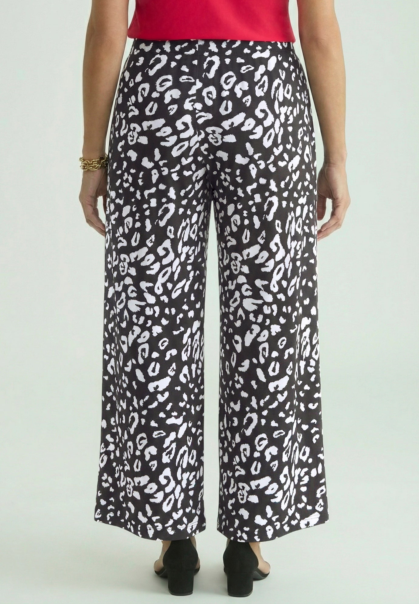 Stretch Knit Wide Leg Pant image number 1
