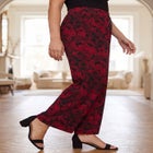Stretch Knit Wide Leg Pant image number 2