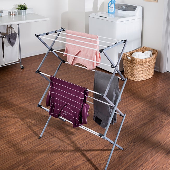 Collapsible Clothes Drying Rack image number null