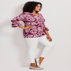 Tiered Ruffle Sleeve Top image number 2