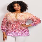 Ombre Print Top image number null