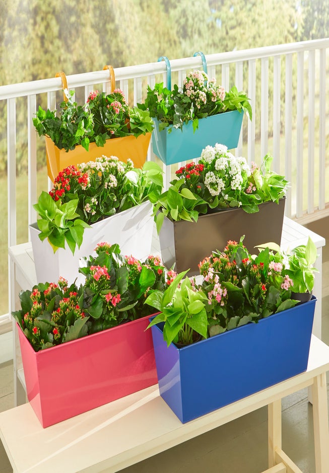 Rectangular Hanging Planter image number 1