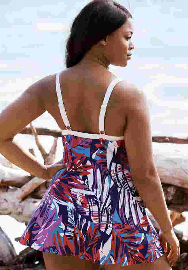 Banded Swim Dress image number 1