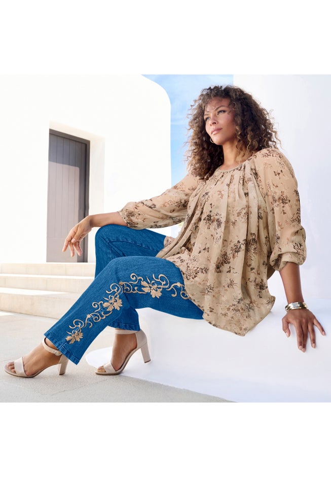 Plus Size Whitney Jean with Invisible Stretch® image number 5