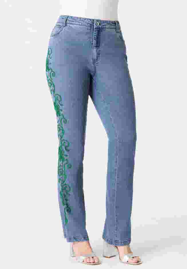 Plus Size Whitney Jean with Invisible Stretch® image number 0