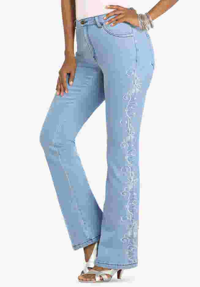 Plus Size Whitney Jean with Invisible Stretch® image number 0