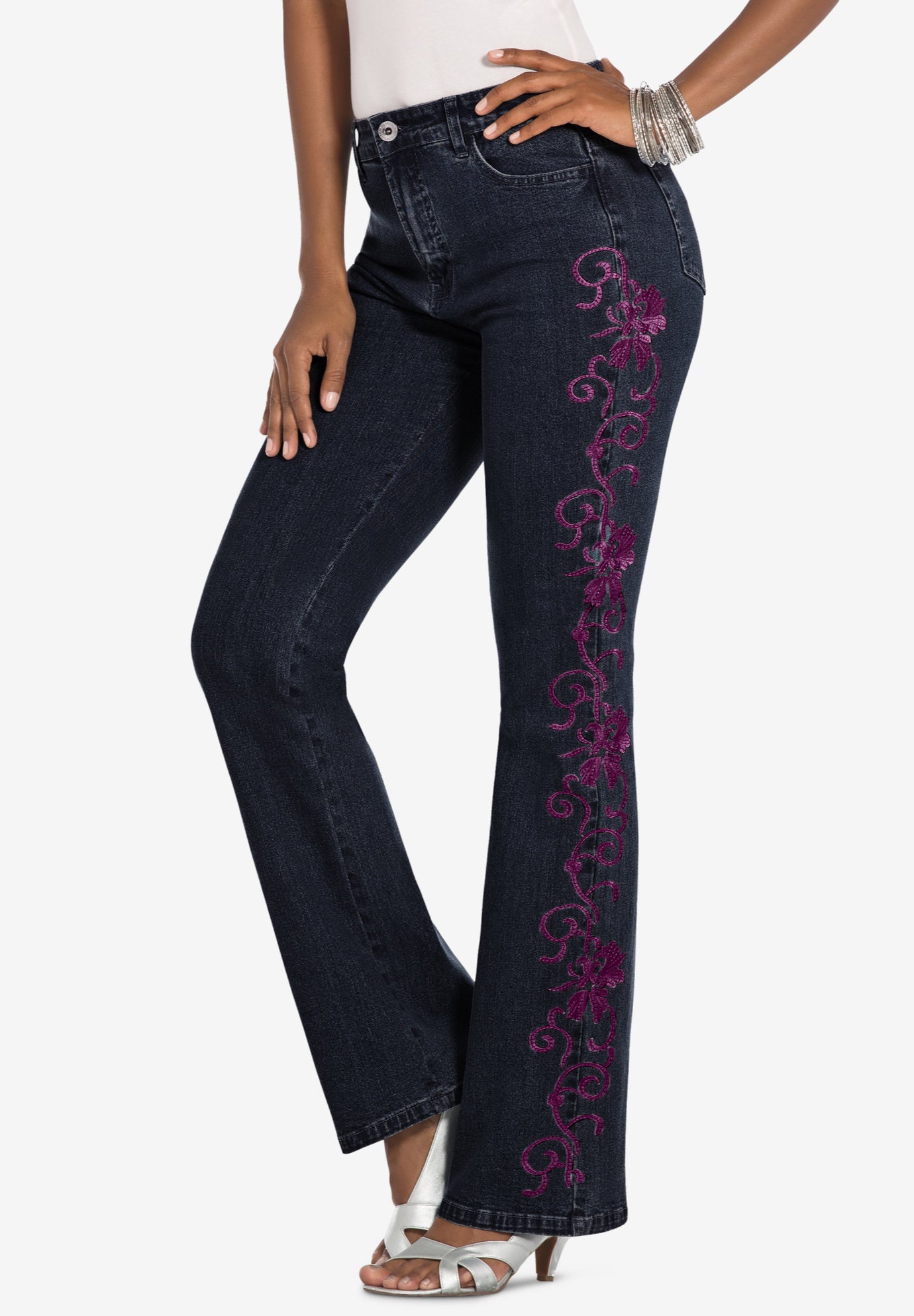 Plus Size Whitney Jean with Invisible Stretch® image number 0