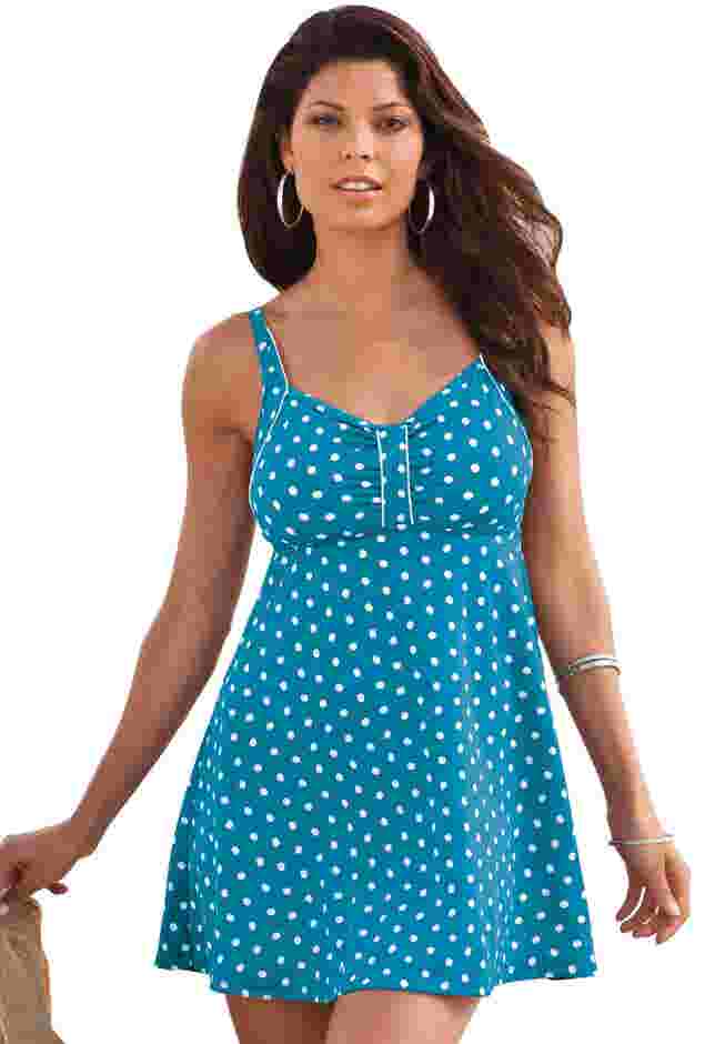 Retro Swim Dress image number 4