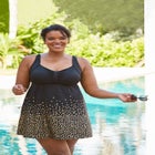 Retro Swim Dress image number null