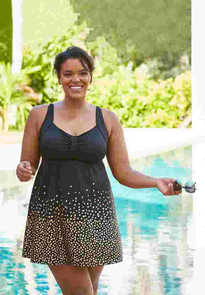 Retro Swim Dress image number 0