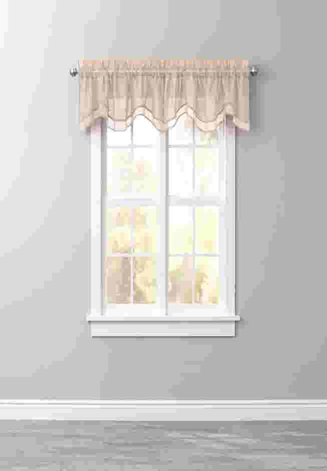 BH Studio Sheer Voile Layered Valance image number 0