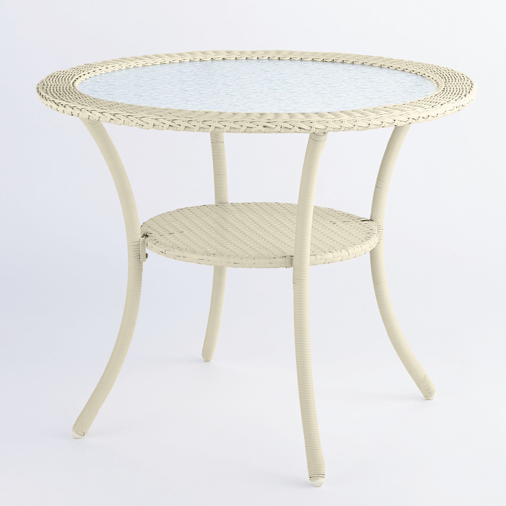 Roma All-Weather Resin Wicker Bistro Table image number 0