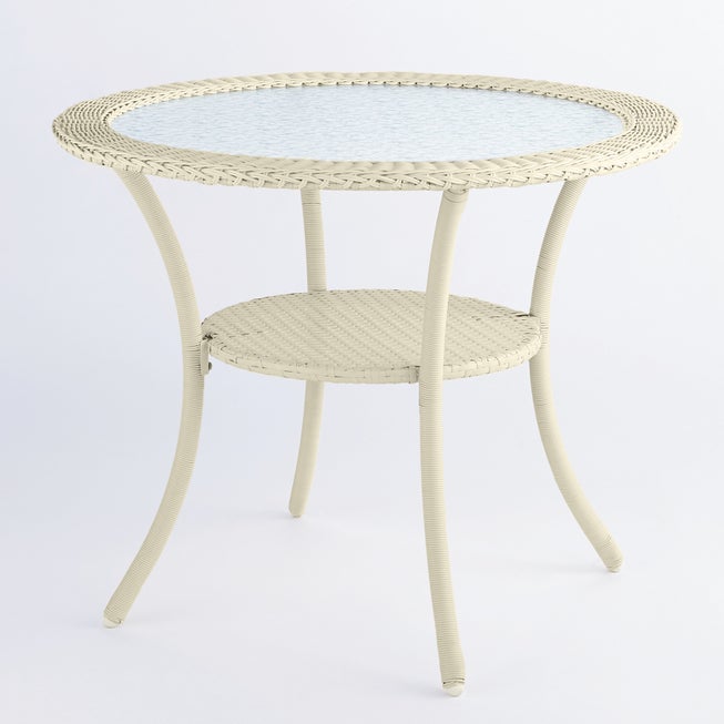 Roma All-Weather Resin Wicker Bistro Table image number 0