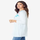 Criss Cross Ultra Drape Swing Tunic image number null