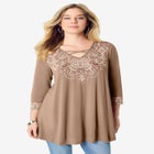 Criss Cross Ultra Drape Swing Tunic image number null