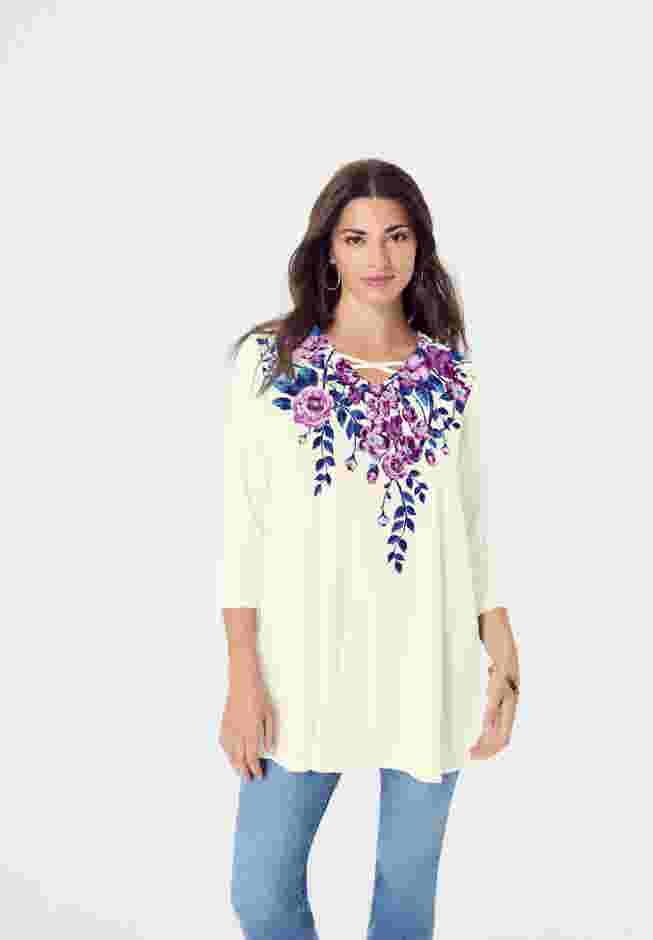 Criss Cross Ultra Drape Tunic image number 0