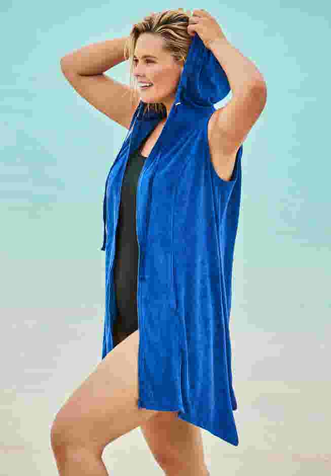Sleeveless Terry Cover Up  image number 2