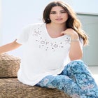 Eyelet Swing Tee image number null