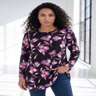 Ultimate Long Sleeve Crewneck Swing Tunic image number null
