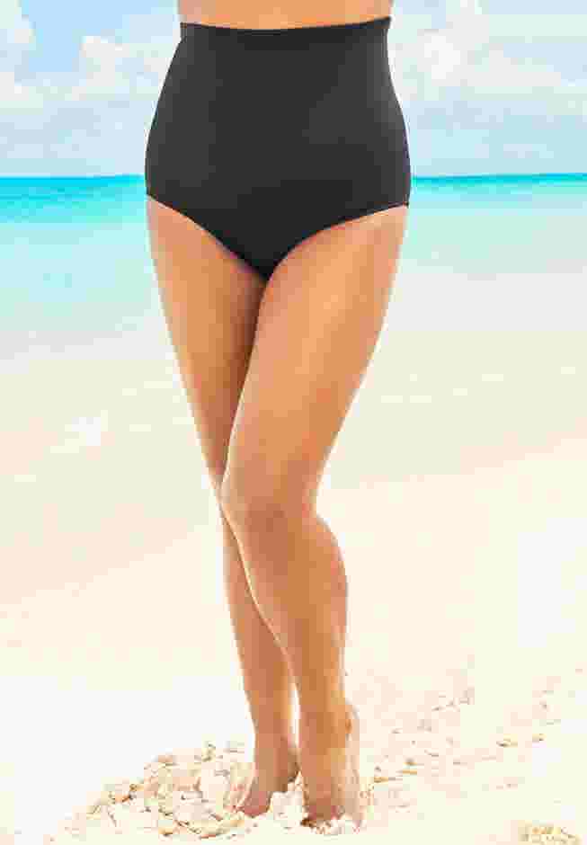 High-Waist Swim Brief with Tummy Control image number 0