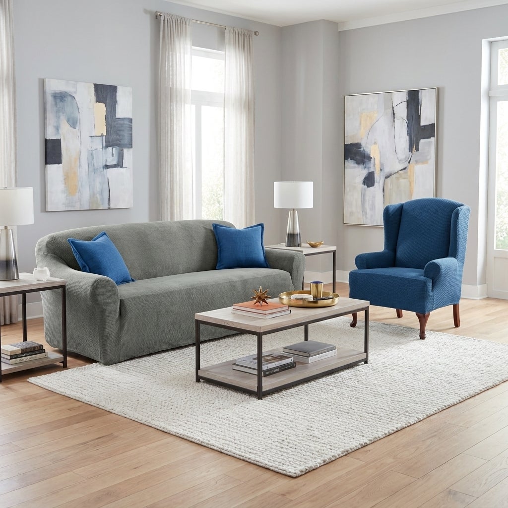 BH Studio Brighton Stretch Sofa Slipcover image number 2