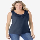 Beaded Tank Top image number null