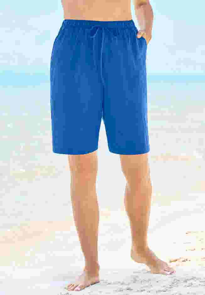 Taslon® Cover Up Board Shorts with Built-In Brief image number 0