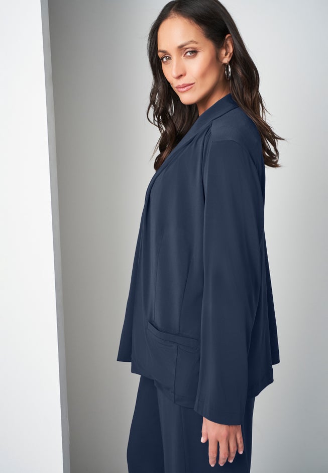 Belted 4-Piece Stretch Knit Wardrober image number 2