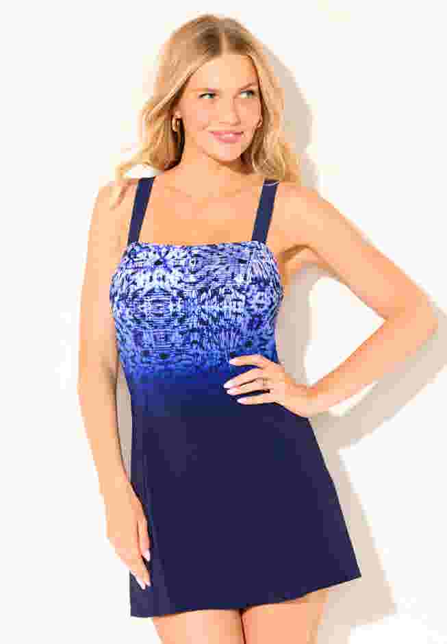 Princess Seam Swimdress image number 3