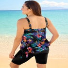 Blouson Tankini Top with Adjustable Straps image number null