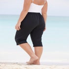 Taslon&reg; Cover Up Capri Pant image number null