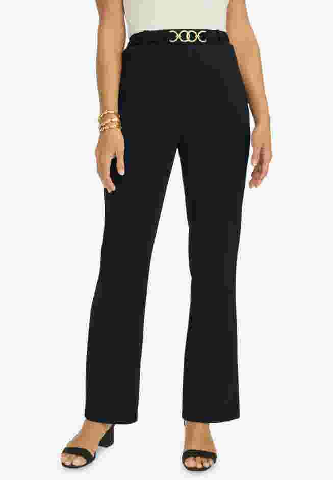 Knit Crepe Bootcut Pant image number 0