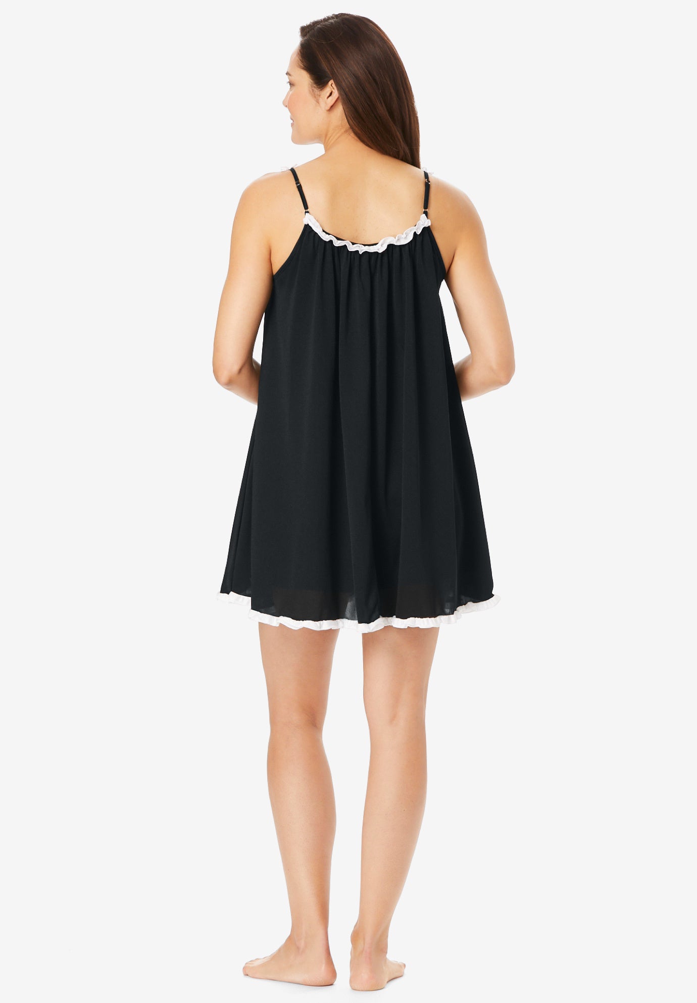 Babydoll Ruffle Gown image number 1