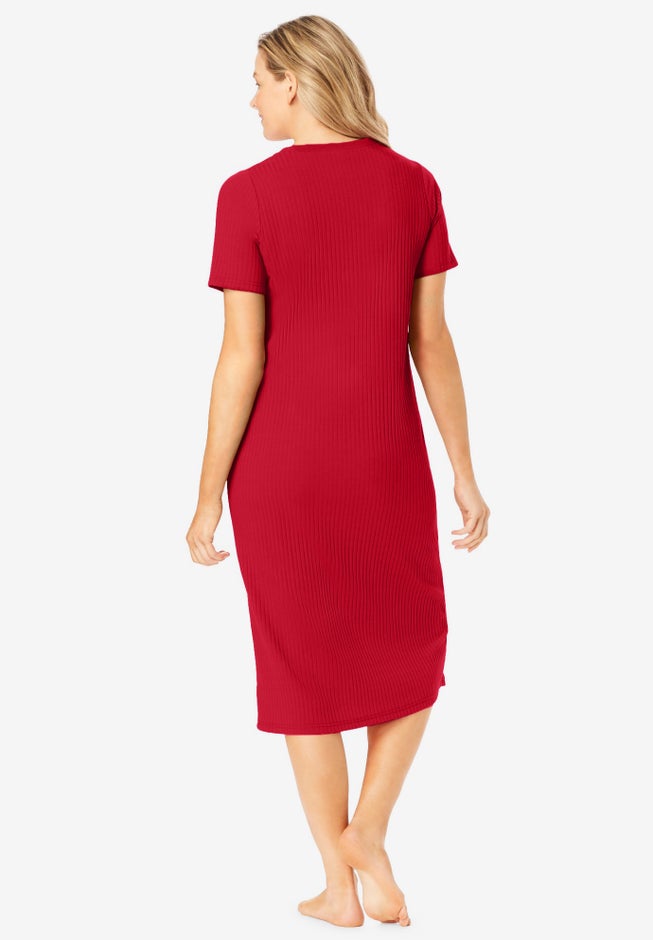 Ribbed Sleepshirt image number 1