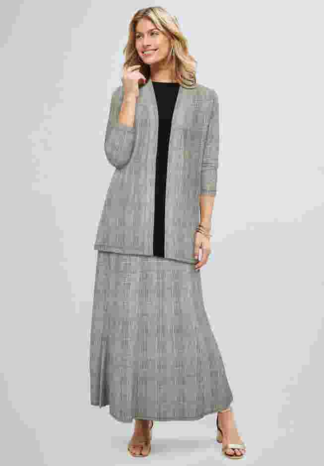 Stretch Knit Maxi Skirt image number 1