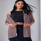 Stretch Knit Open Front Knit Topper image number null