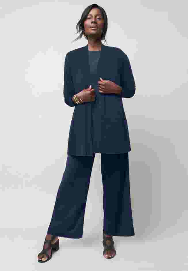 Stretch Knit Wide Leg Pant image number 3