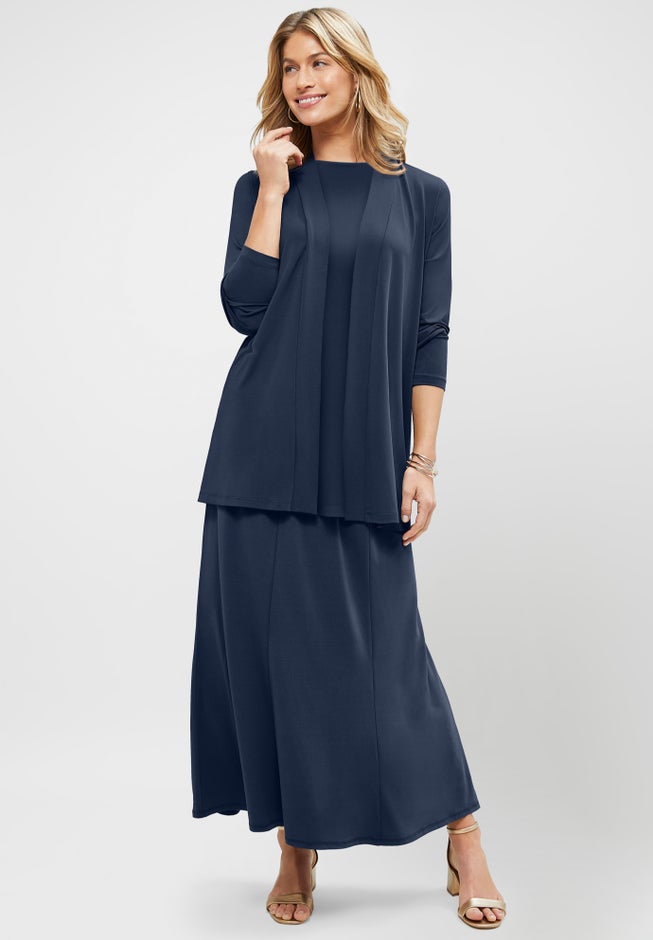 Stretch Knit Maxi Skirt image number 1