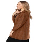 Stretch Knit Open Front Knit Topper image number null