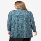 Stretch Knit Open Front Knit Topper image number null