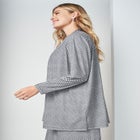 Stretch Knit Open Front Knit Topper image number null
