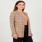 Stretch Knit Open Front Knit Topper image number 2